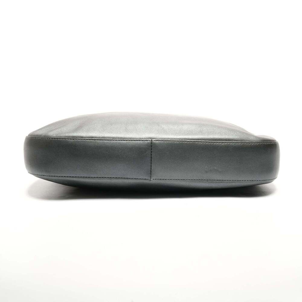 CHRISTIAN DIOR Gray Pearl Leather Shoulder Bag - Picture 7 of 12